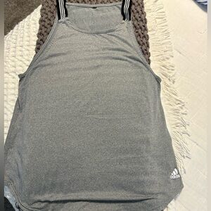 Adidas Heather Gray Athletic Tank